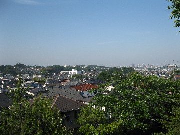 狭山湖畔霊園から見る風景